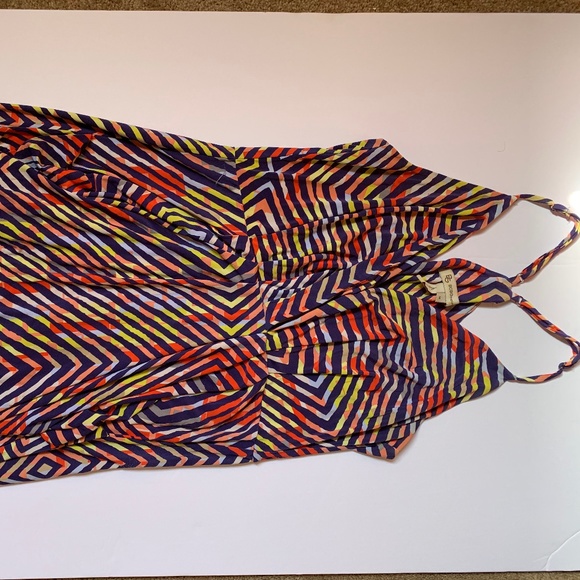 BCBGeneration Multi colored drape dress w pockets - Picture 1 of 2